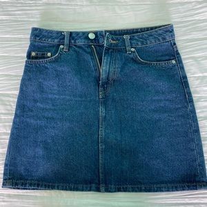 Dark Wash Jean Skirt